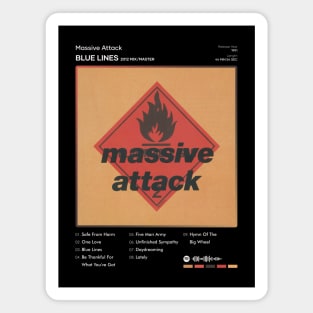 Massive Attack - Blue Lines Tracklist Album Magnet